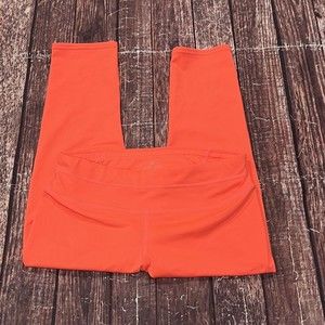 Athleta Women’s Neon Pink Sonar Capri Athletic Yoga Workout Leggings Size Medium